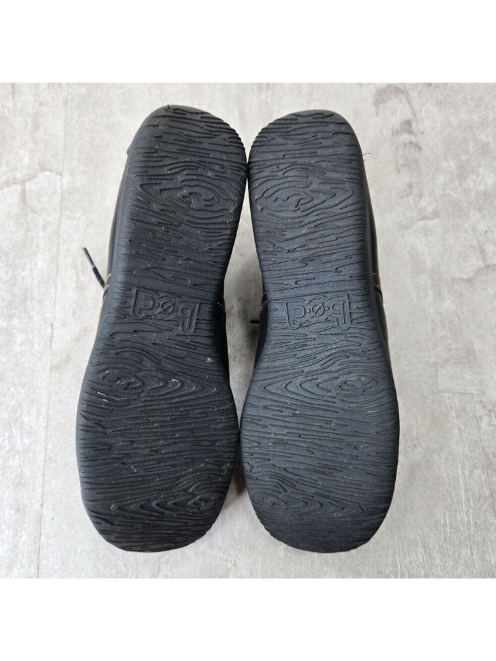 Born Of Concept Chukka Ankle Bootie Sz 9 Black Leather Minimalist Lagenlook Shoe - Picture 7 of 11